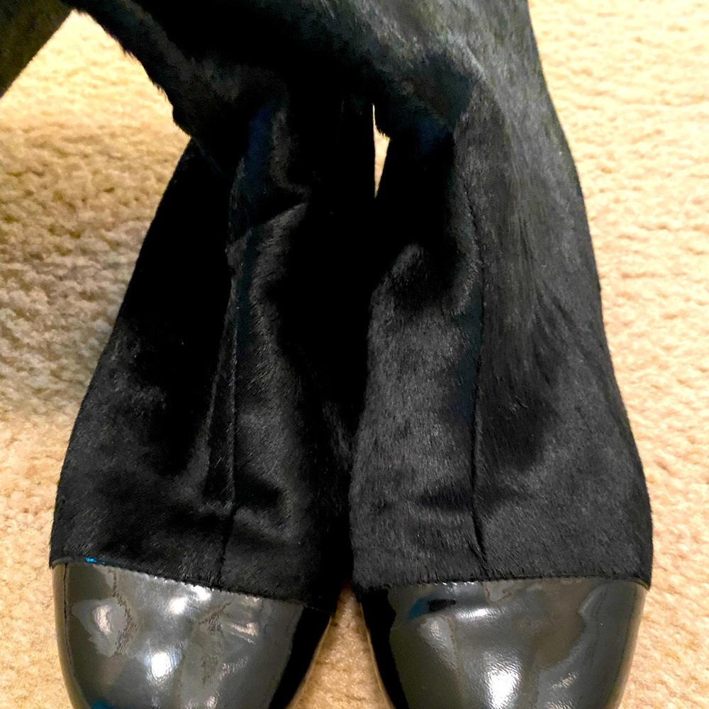 Pony Leather boots Chanel